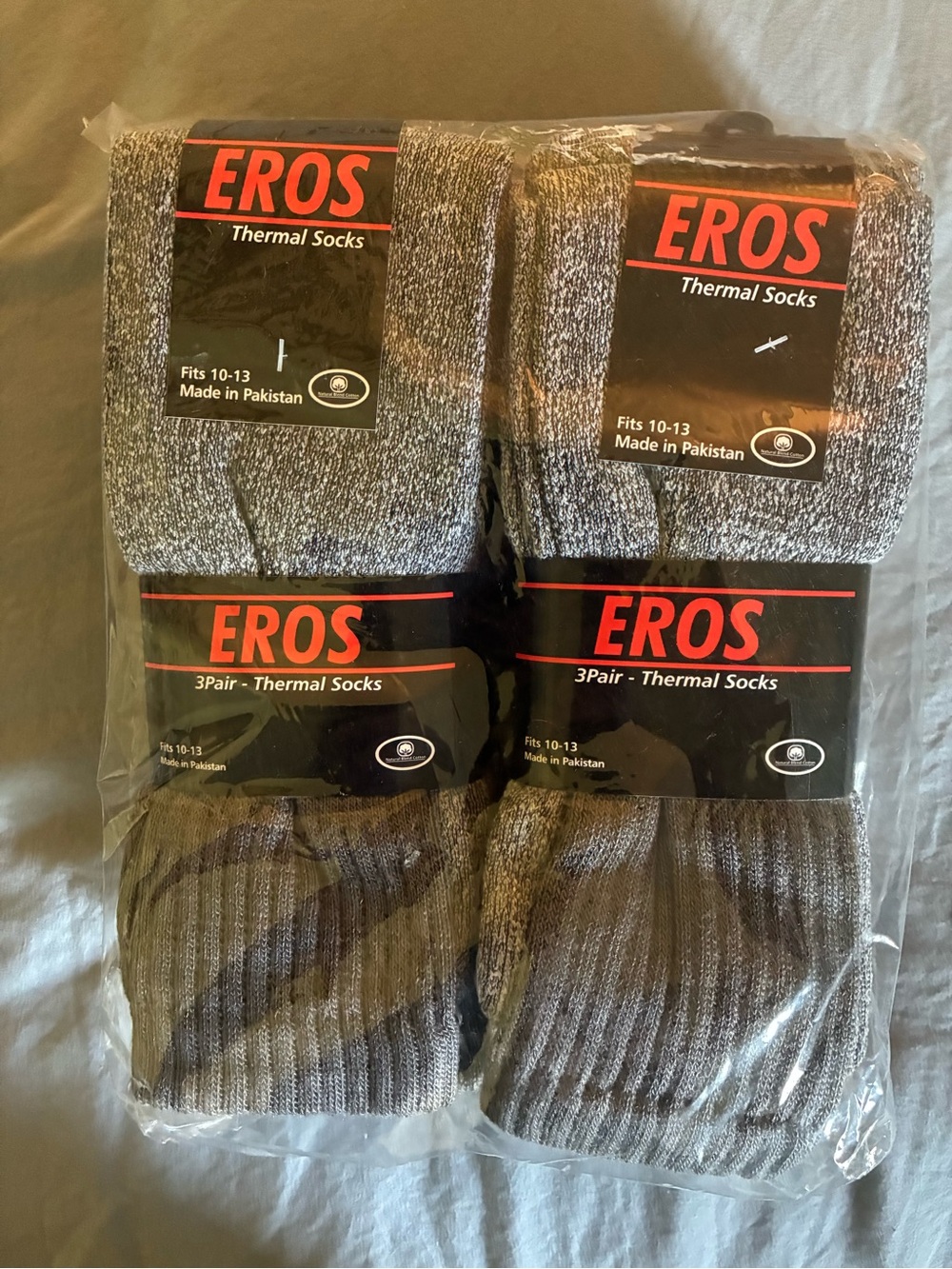 12 Pair thermal socks! Sz 10-13.
